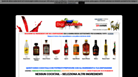 What Digicocktails.com website looked like in 2020 (3 years ago)