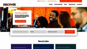 What Discovercallcentercareer.com website looked like in 2020 (3 years ago)