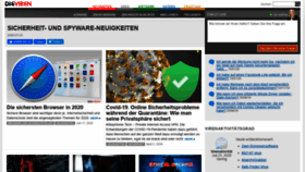 What Dieviren.de website looked like in 2020 (3 years ago)