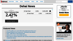 What Dehai.org website looked like in 2020 (3 years ago)