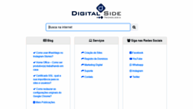 What Digitalside.com.br website looked like in 2020 (3 years ago)
