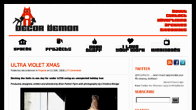 What Decordemon.com website looked like in 2011 (13 years ago)