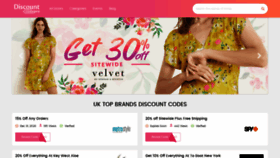 What Discountcodepro.co.uk website looked like in 2020 (3 years ago)