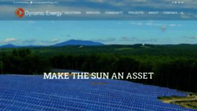 What Dynamicenergyusa.com website looked like in 2020 (3 years ago)
