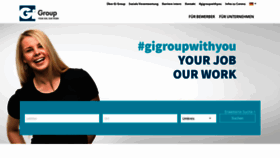 What De.gigroup.com website looked like in 2020 (3 years ago)