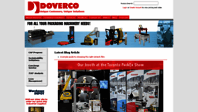 What Doverco.ca website looked like in 2020 (5 years ago)