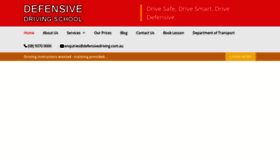 What Defensivedriving.com.au website looked like in 2020 (3 years ago)