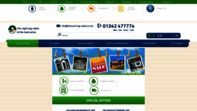 What Discount-log-cabins.co.uk website looked like in 2020 (3 years ago)