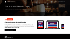 What Drinkfox.com website looked like in 2020 (3 years ago)