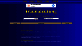 What Deutung.com website looked like in 2020 (3 years ago)