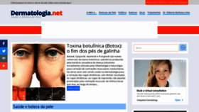 What Dermatologia.net website looked like in 2020 (3 years ago)