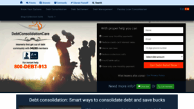 What Debtconsolidationcare.com website looked like in 2020 (3 years ago)