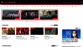 What Dramafansubs.net website looked like in 2020 (3 years ago)