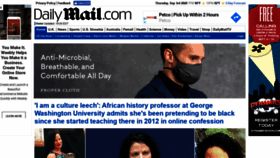 What Dailymail.co.uk website looked like in 2020 (3 years ago)