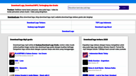 What Downloadlagu76.mobi website looked like in 2020 (3 years ago)