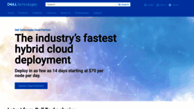 What Delltechnologies.com website looked like in 2020 (3 years ago)