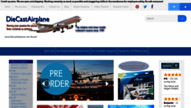 What Diecastairplane.com website looked like in 2020 (3 years ago)