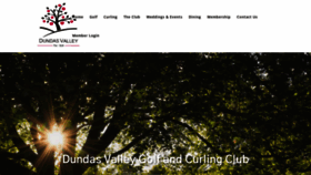What Dundasvalleygolf.com website looked like in 2020 (3 years ago)