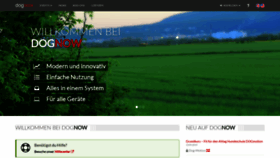 What Dognow.at website looked like in 2020 (3 years ago)
