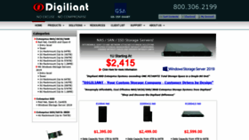 What Digiliant.com website looked like in 2020 (3 years ago)