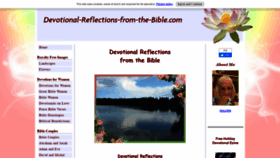 What Devotional-reflections-from-the-bible.com website looked like in 2020 (3 years ago)