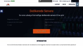 What Din-server.dk website looked like in 2020 (3 years ago)