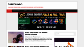 What Drakorindo.tv website looked like in 2020 (3 years ago)
