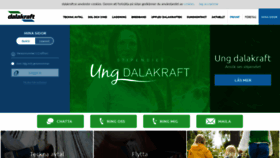 What Dalakraft.se website looked like in 2020 (3 years ago)