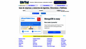What Dirtel.com.ar website looked like in 2020 (3 years ago)