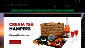 What Devonhampers.com website looked like in 2020 (3 years ago)