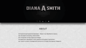 What Diana-adrianne.com website looked like in 2020 (3 years ago)