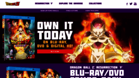 What Dragonballz.com website looked like in 2020 (3 years ago)