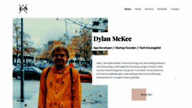 What Dylan.ninja website looked like in 2020 (3 years ago)