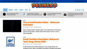 What Desinerd.co.in website looked like in 2020 (3 years ago)