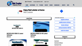 What Dishtracker.info website looked like in 2020 (3 years ago)