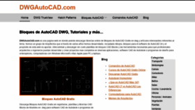 What Dwgautocad.com website looked like in 2020 (3 years ago)