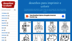 What Desenhosecolorir.com.br website looked like in 2020 (4 years ago)