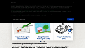 What Disegnidacolorareonline.com website looked like in 2020 (3 years ago)