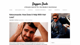 What Dapperdude.co.uk website looked like in 2020 (5 years ago)