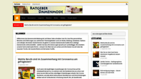 What Damenmode-kleidung.de website looked like in 2020 (3 years ago)