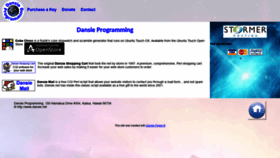 What Dansie.net website looked like in 2020 (3 years ago)