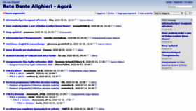 What Dantealighieri.net website looked like in 2020 (3 years ago)