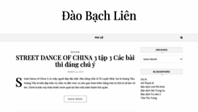 What Daobachlien.com website looked like in 2020 (3 years ago)