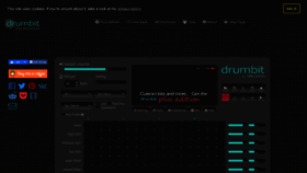 What Drumbit.app website looked like in 2020 (3 years ago)