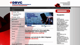 What Dbvc.de website looked like in 2020 (3 years ago)