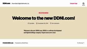What Ddni.com website looked like in 2020 (3 years ago)