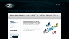 What Deepwebaccess.com website looked like in 2020 (3 years ago)