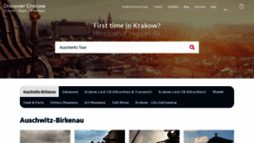 What Discovercracow.com website looked like in 2020 (3 years ago)