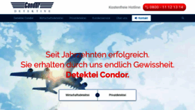 What Detectivecondor.de website looked like in 2020 (3 years ago)