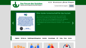 What Deutscher-verein.de website looked like in 2020 (3 years ago)